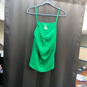 Green tank top